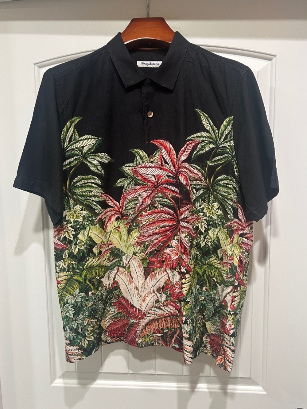 Tommy Bahama Silk Camp Shirt, Size L, $12, Original $165